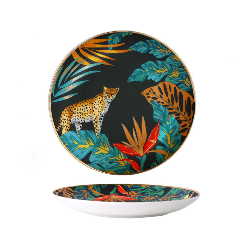 Set of 2 Chic Tiger Side Plates