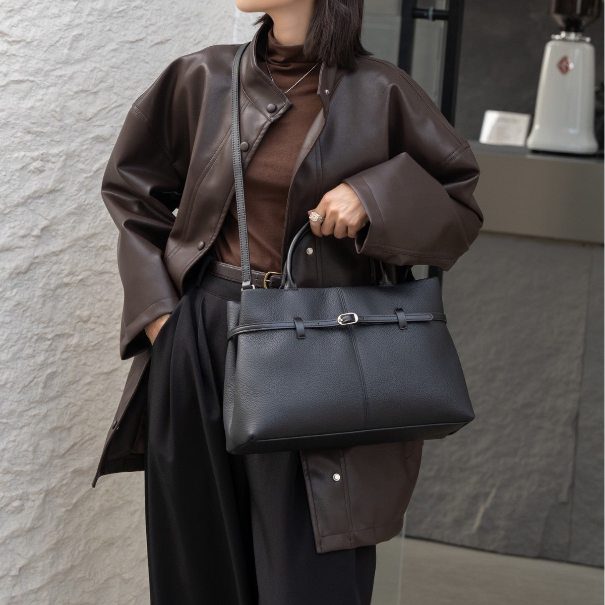 Loro Genuine Leather Handbag
