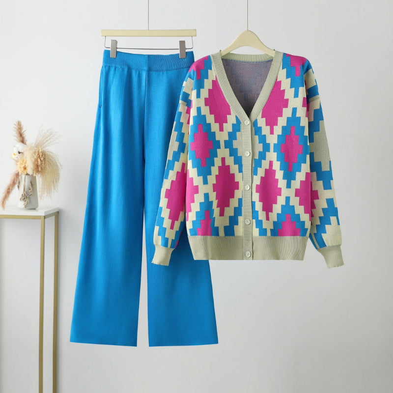 Athan™ Geometric Two-Piece Set