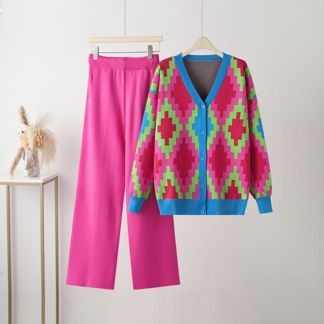 Athan™ Geometric Two-Piece Set