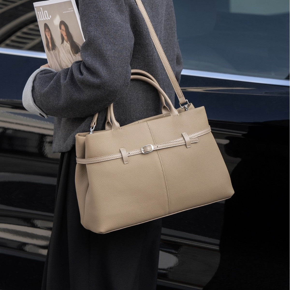 Loro Genuine Leather Handbag