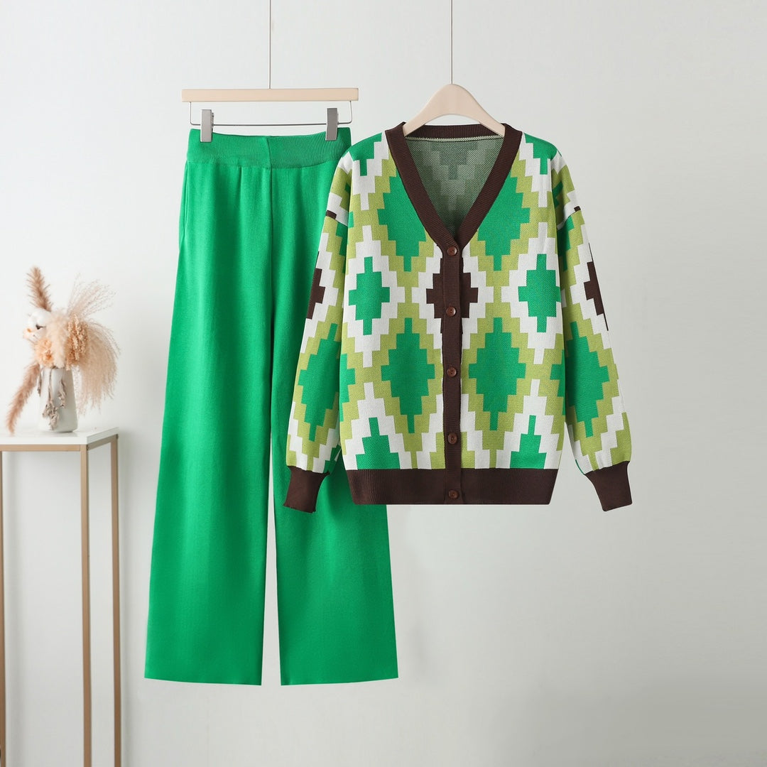Athan™ Geometric Two-Piece Set