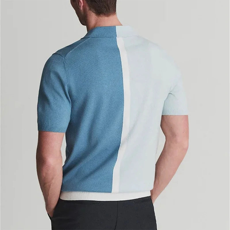 Vincero Colorblock Polo Knit