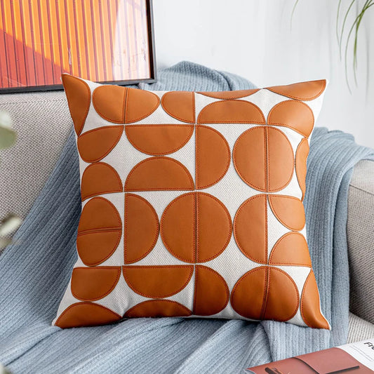 Rivva Leather Pillow Case
