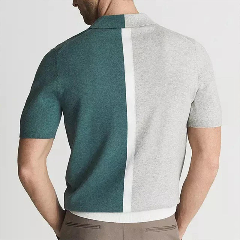Vincero Colorblock Polo Knit