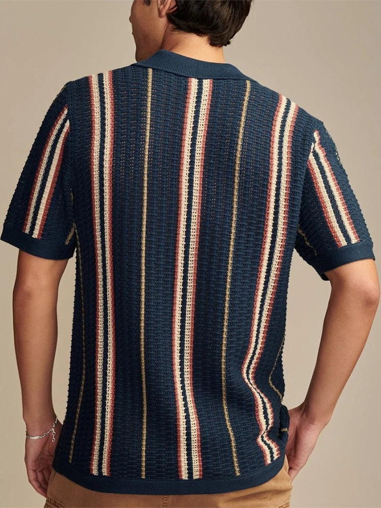 Sarto Relaxed Fit Waffle Knit Shirt