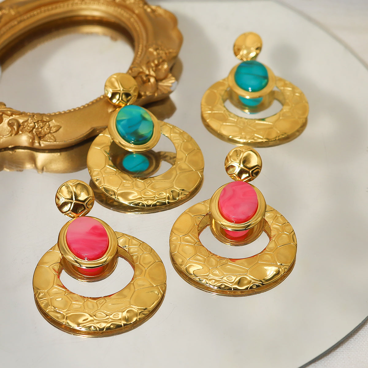 Jespe 18K Gold Plated Earrings