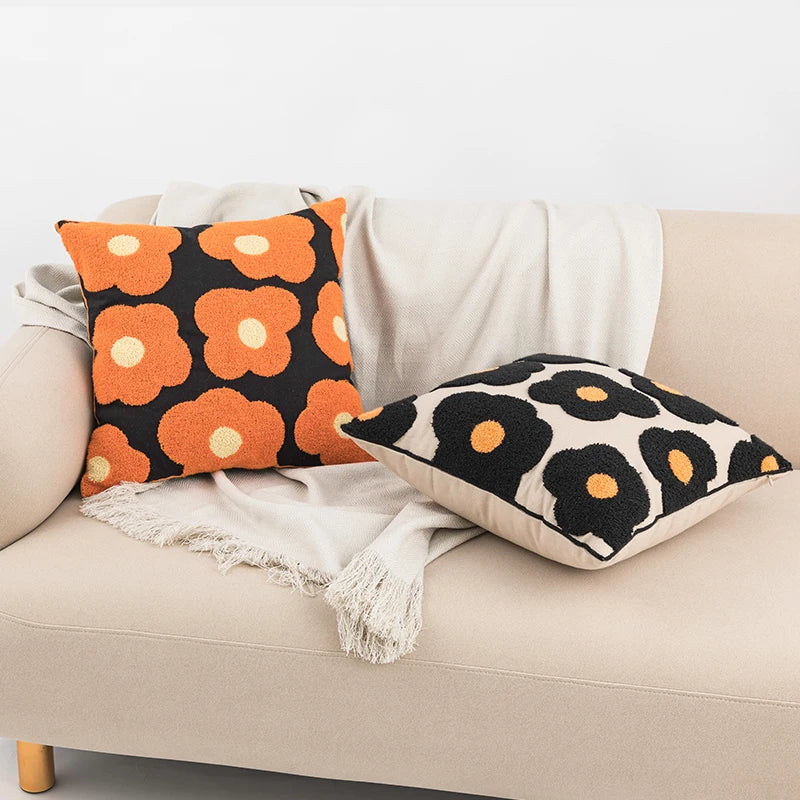 Floral Bloom Pillow Cover
