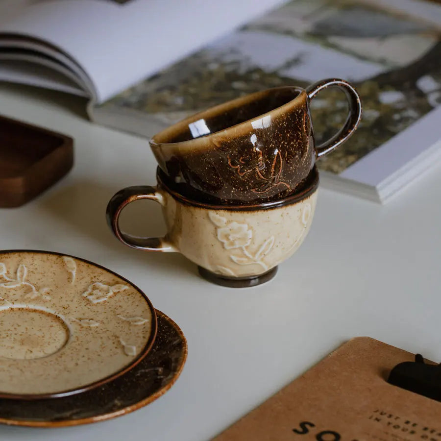 Victoria Botanical Mug Set