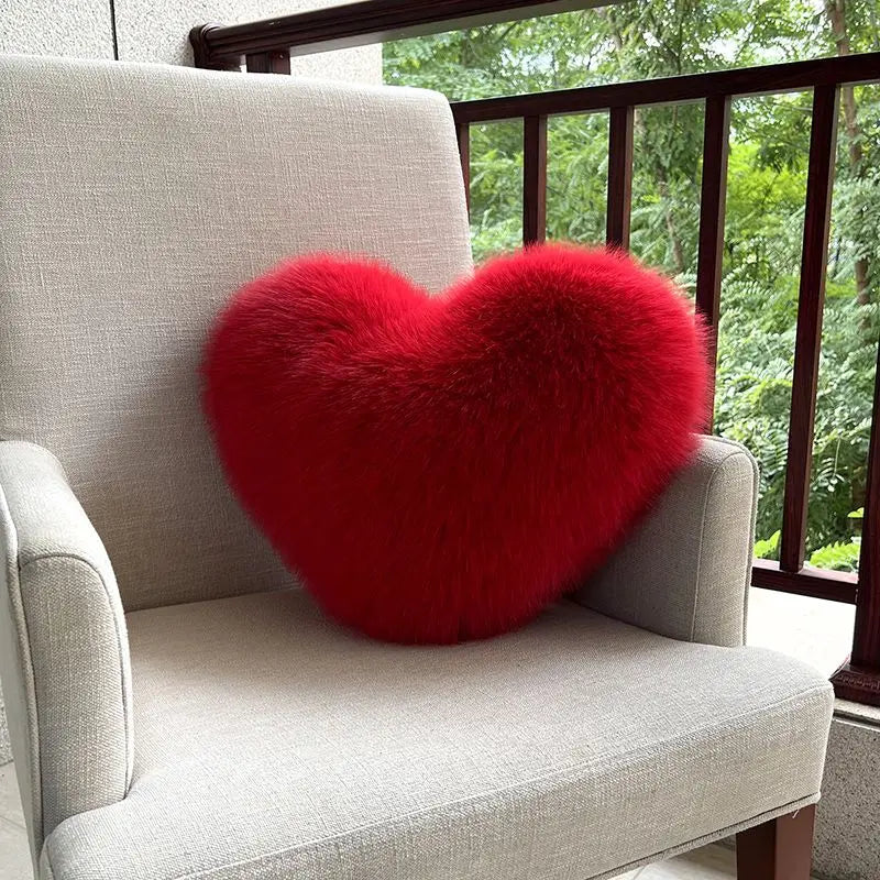 Amour Plush Throw Pillow