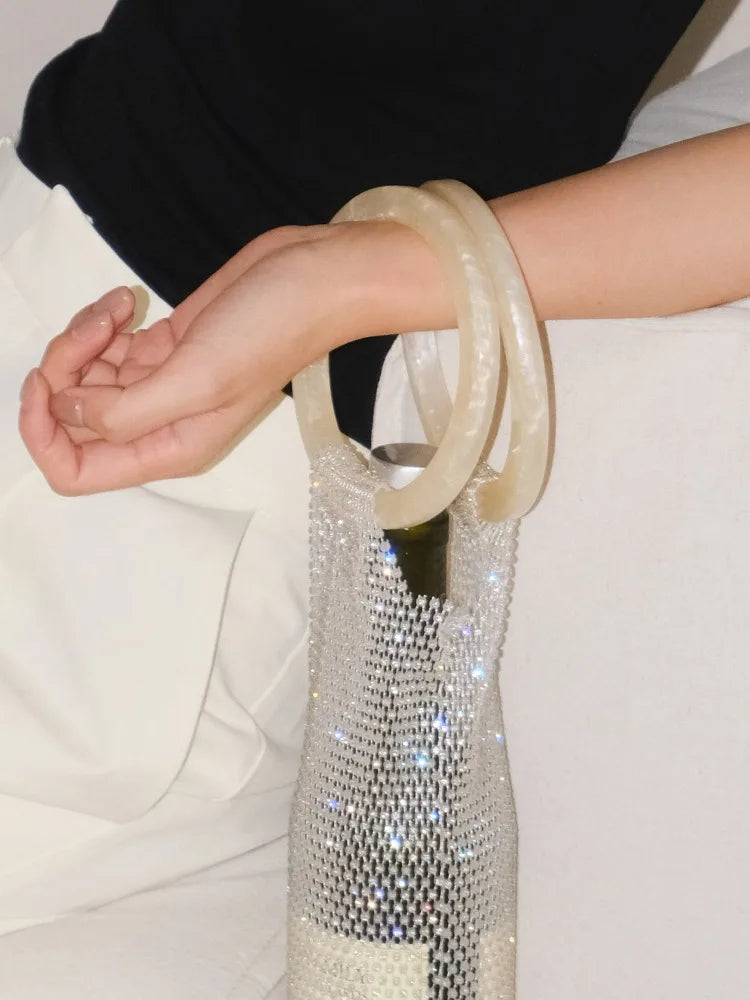 Diana Crystal Wine Tote
