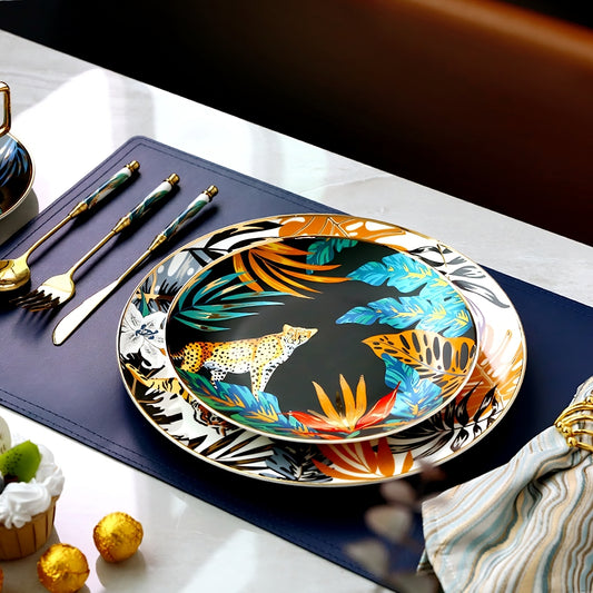 Set of 2 Chic Tiger Side Plates