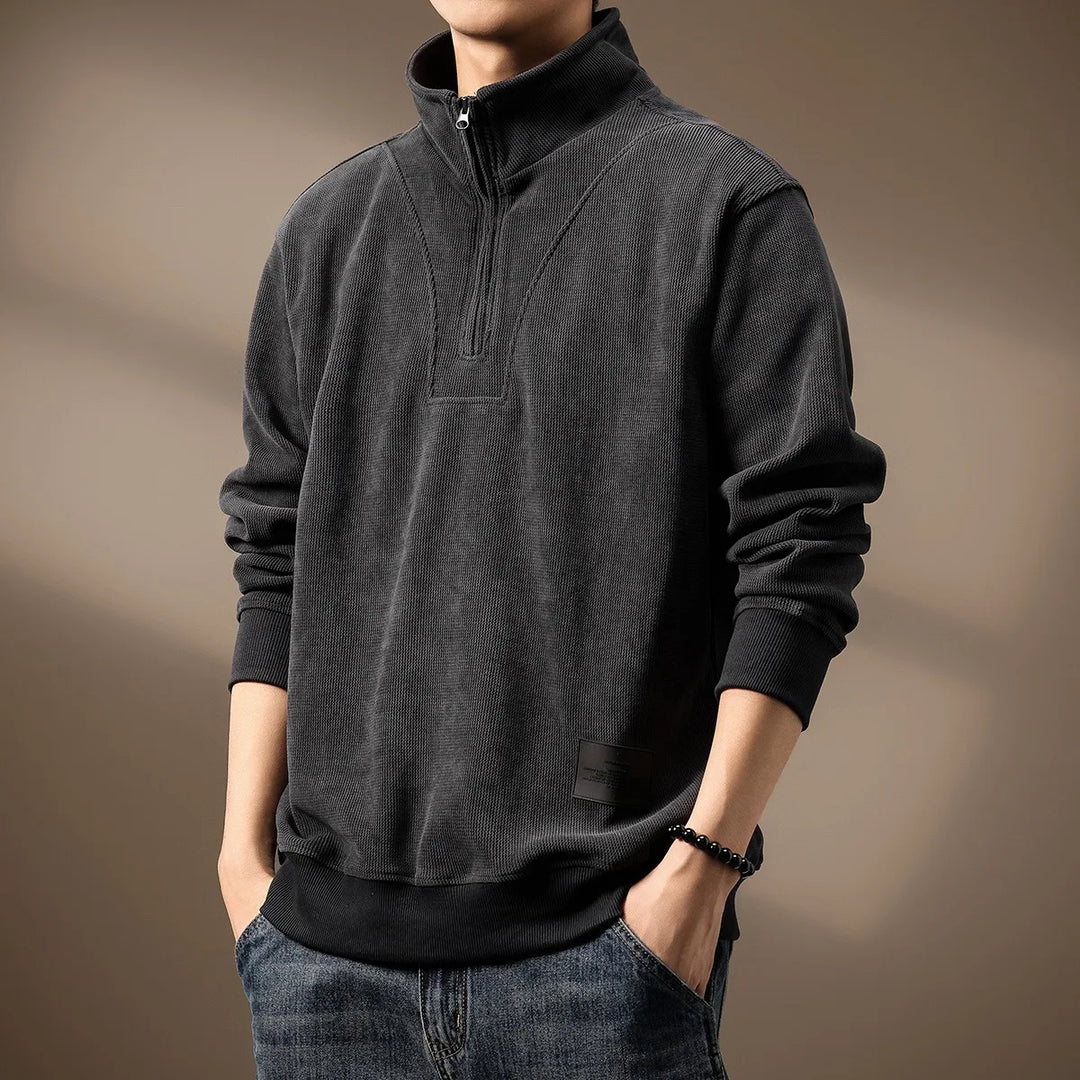 The Enzo Quarter-Zip Sweater