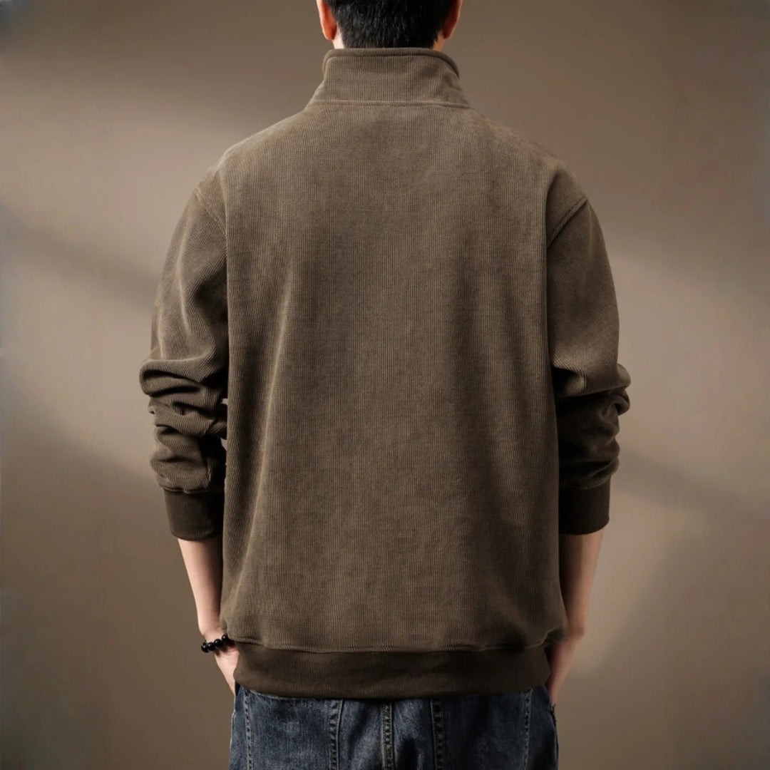 The Enzo Quarter-Zip Sweater