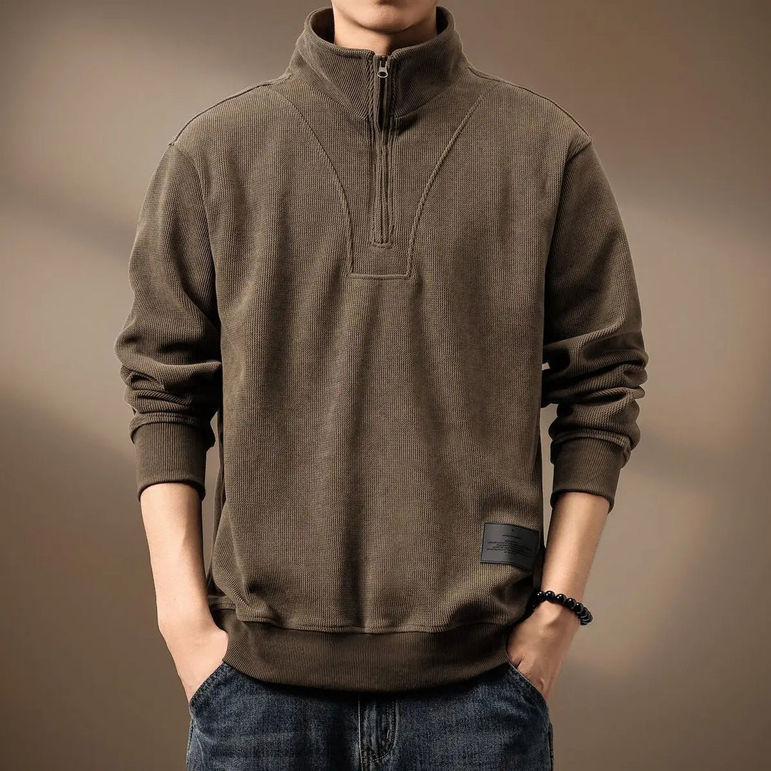 The Enzo Quarter-Zip Sweater