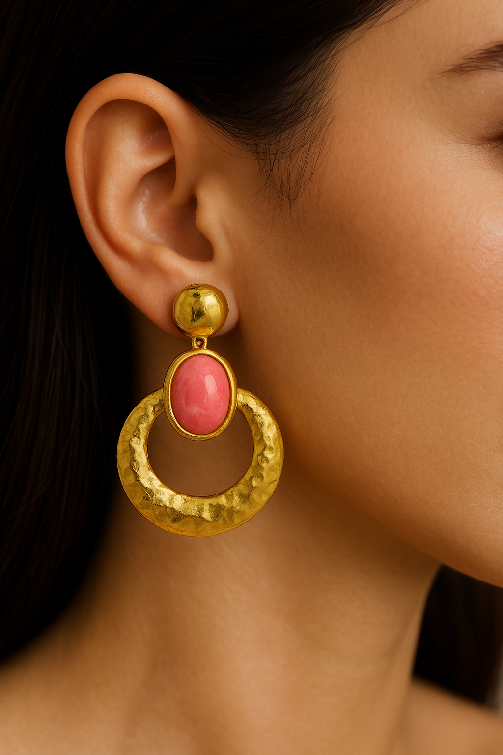 Jespe 18K Gold Plated Earrings