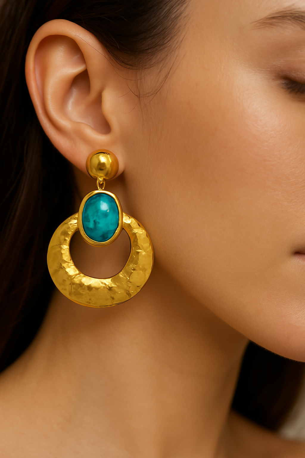 Jespe 18K Gold Plated Earrings