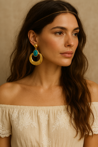 Jespe 18K Gold Plated Earrings