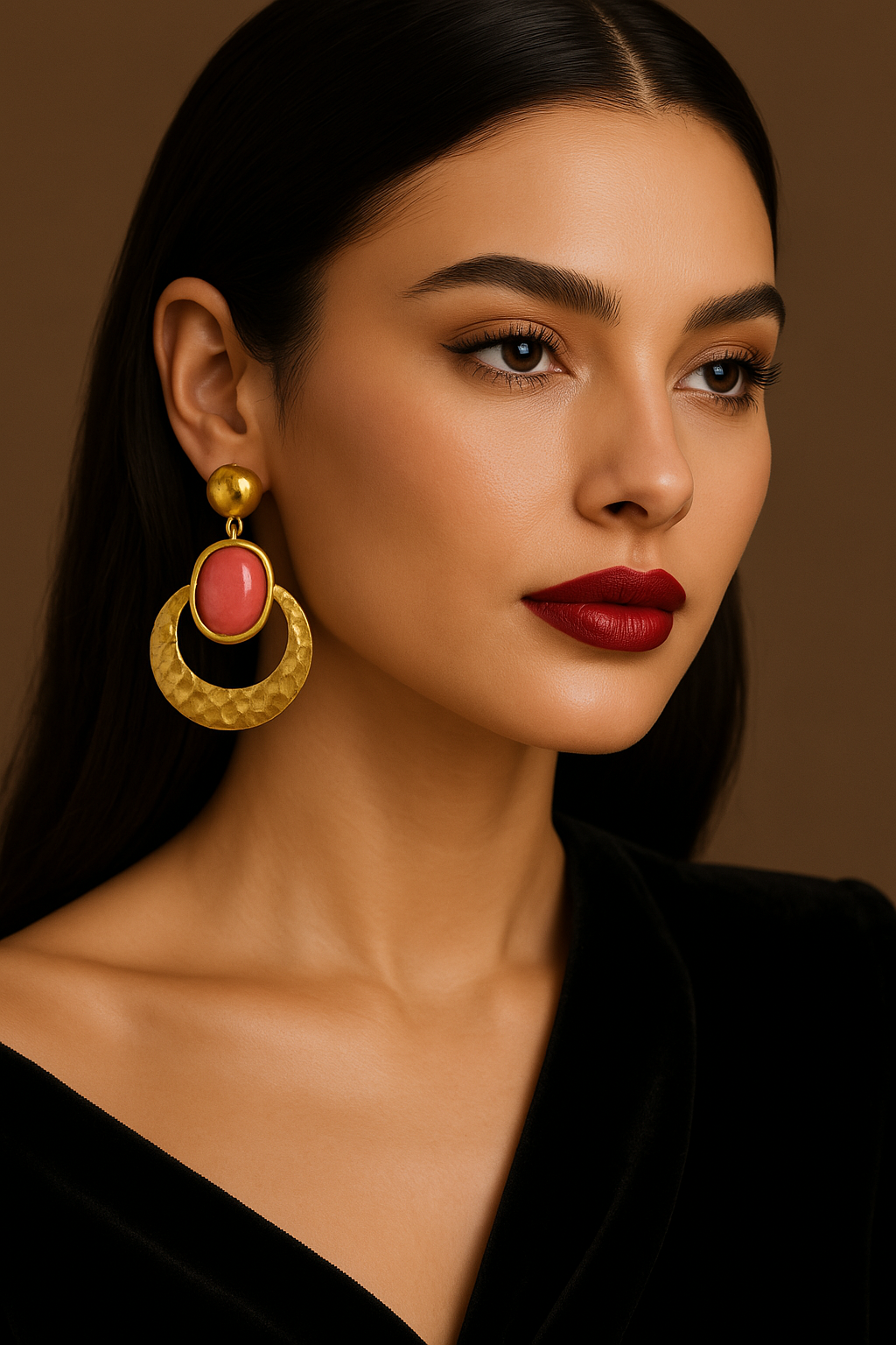 Jespe 18K Gold Plated Earrings