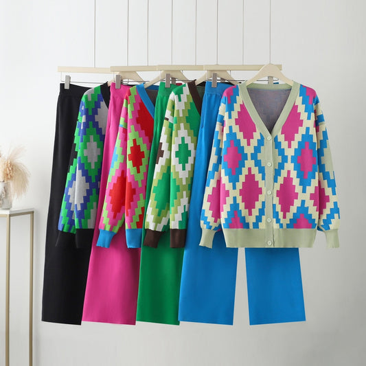 Athan™ Geometric Two-Piece Set