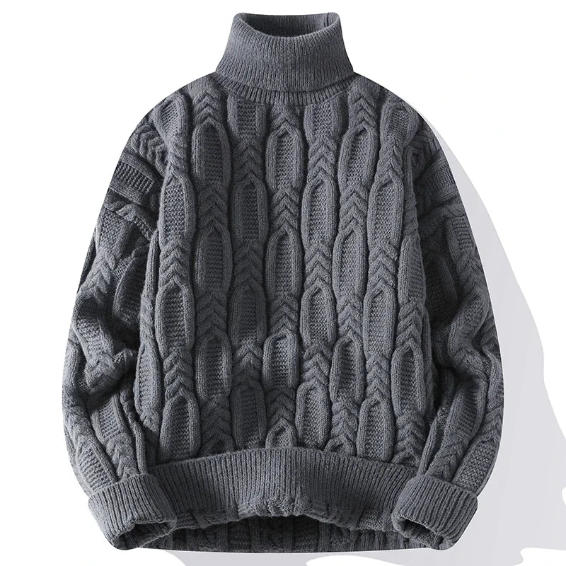 Hearthstone Cable Knit Turtleneck