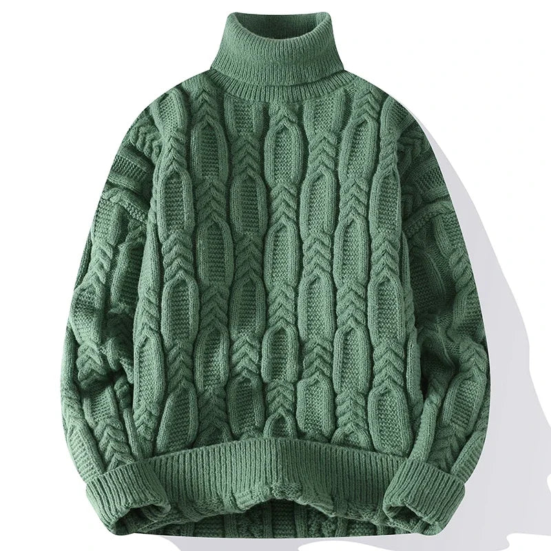 Hearthstone Cable Knit Turtleneck