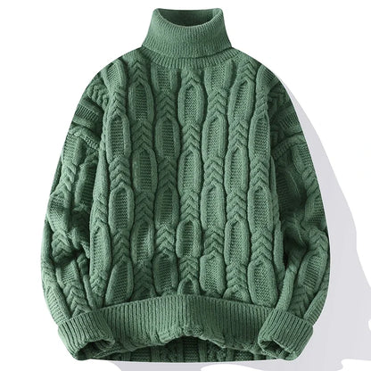 Hearthstone Cable Knit Turtleneck