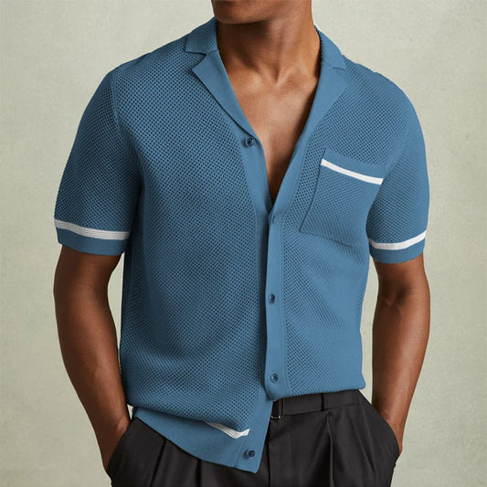 Hardy Contrasting Knit Polo