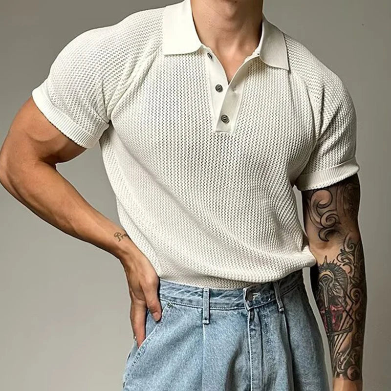 Sloan Classic Waffle Polo