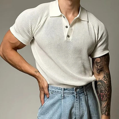 Sloan Classic Waffle Polo