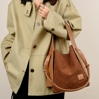 Long Way Home Suede Hobo Bag