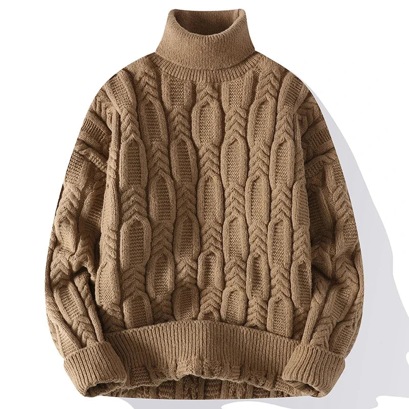 Hearthstone Cable Knit Turtleneck