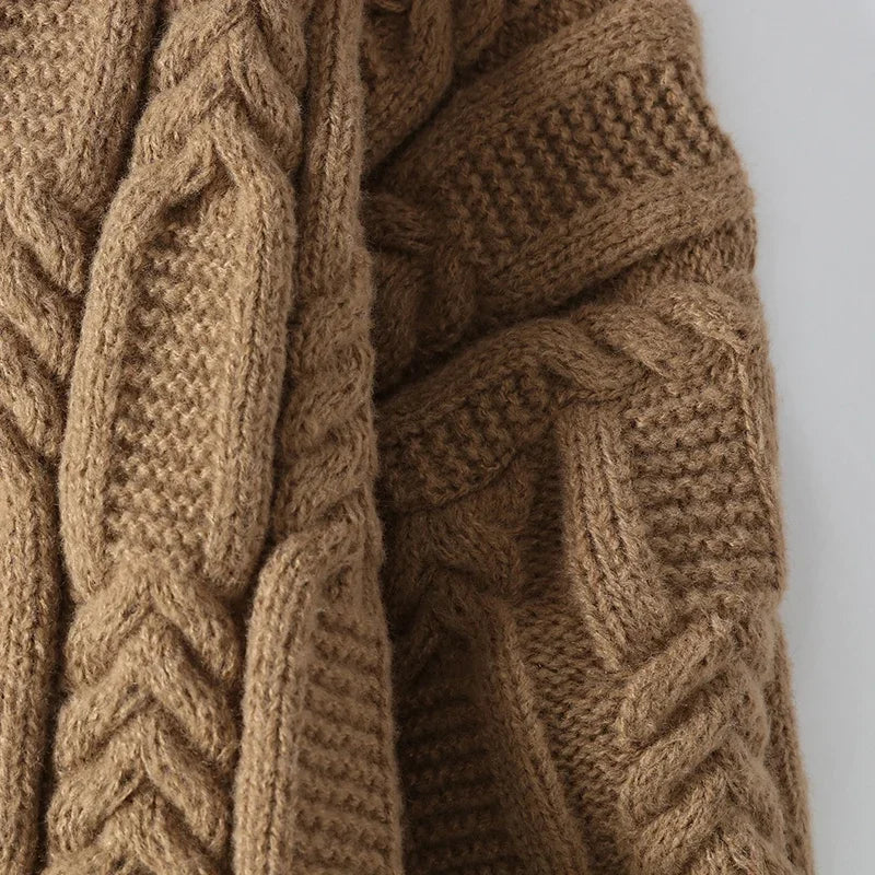 Hearthstone Cable Knit Turtleneck