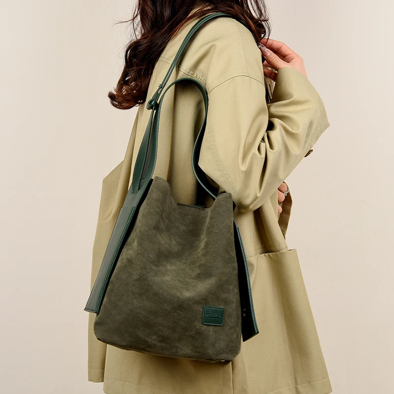 Long Way Home Suede Hobo Bag
