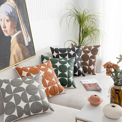 Rivva Leather Pillow Case