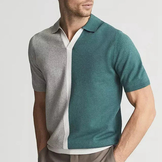 Vincero Colorblock Polo Knit