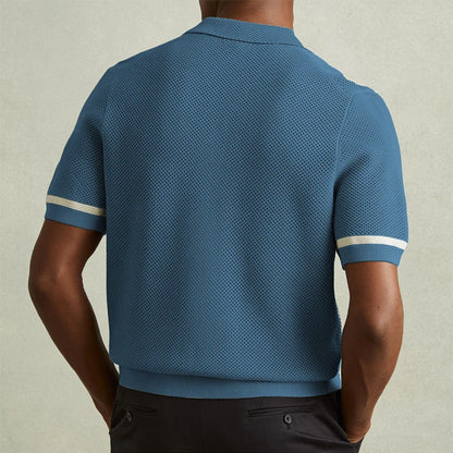 Hardy Contrasting Knit Polo
