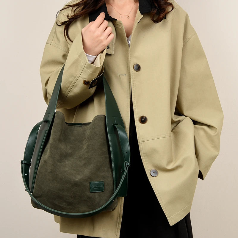 Long Way Home Suede Hobo Bag