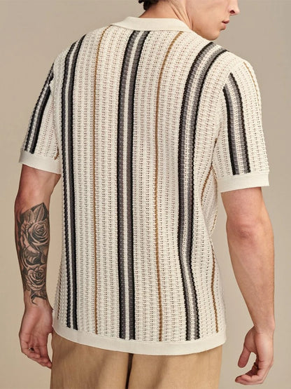Sarto Relaxed Fit Waffle Knit Shirt