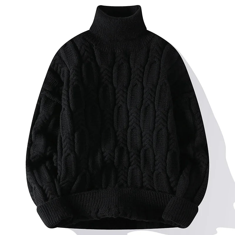 Hearthstone Cable Knit Turtleneck