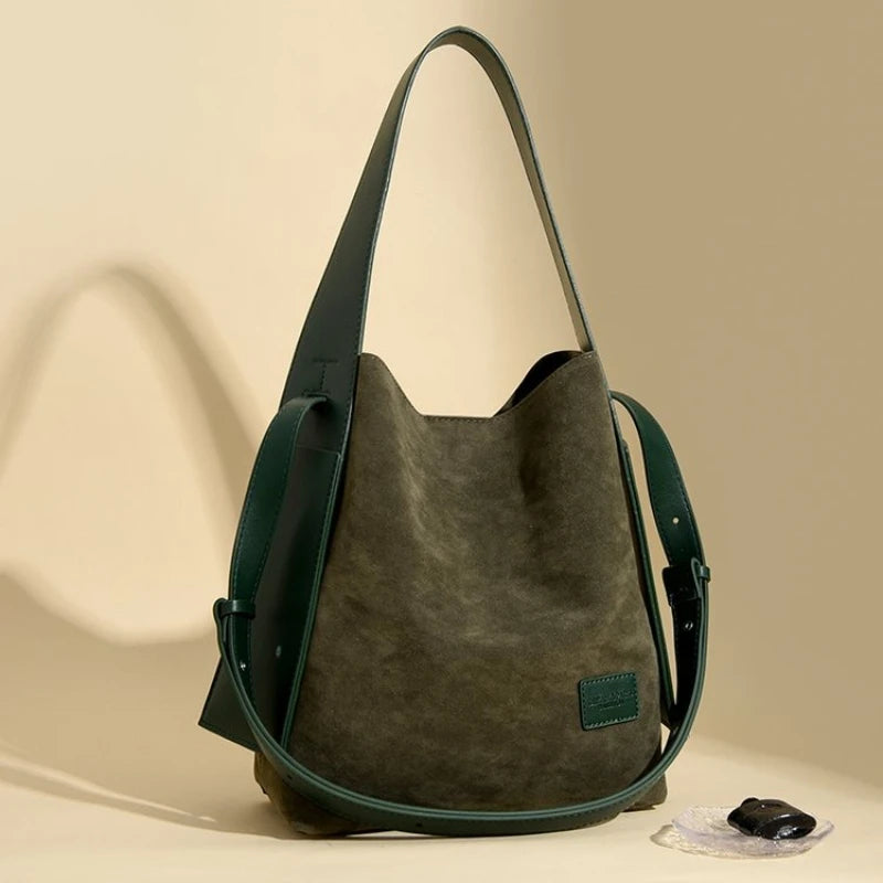 Long Way Home Suede Hobo Bag