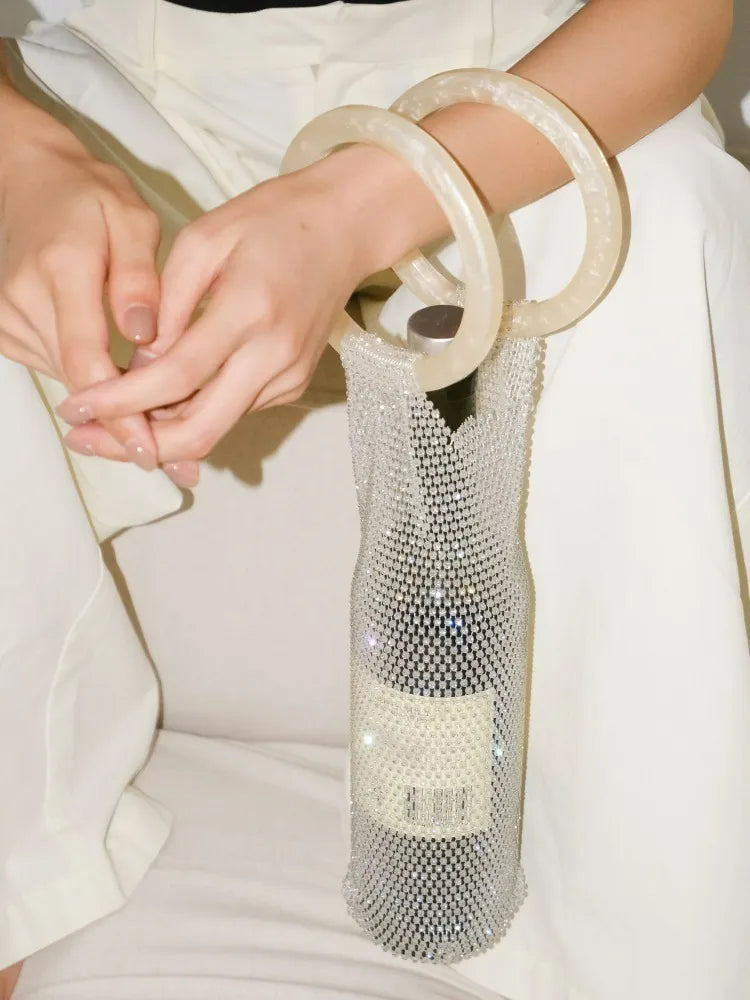 Diana Crystal Wine Tote