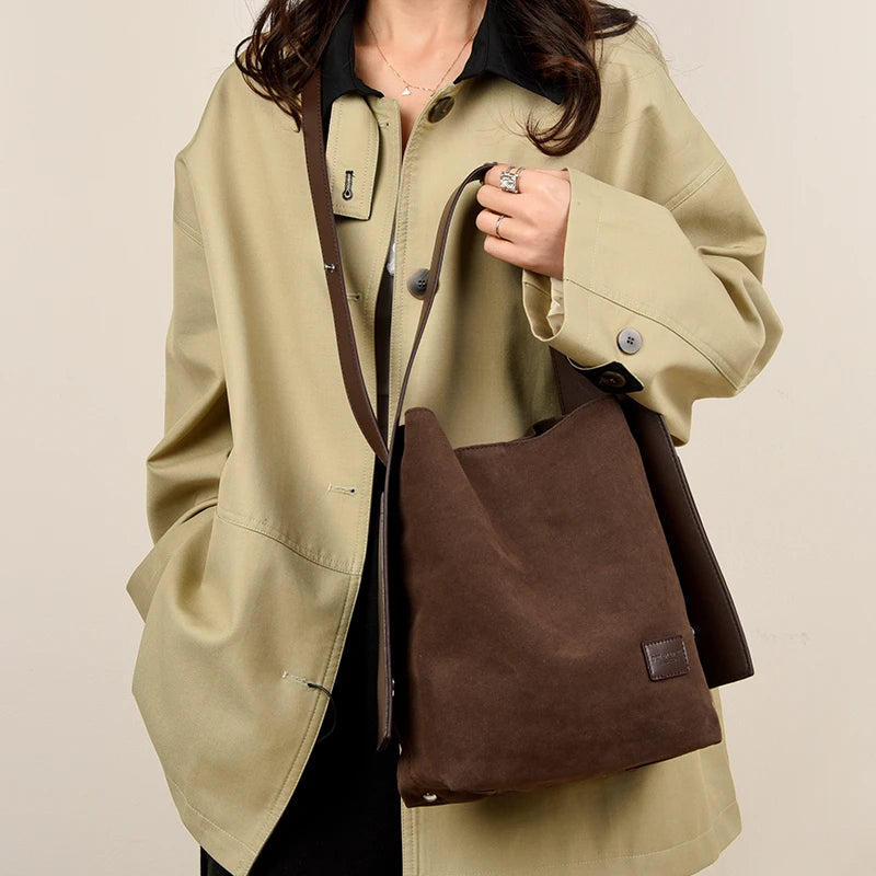 Long Way Home Suede Hobo Bag