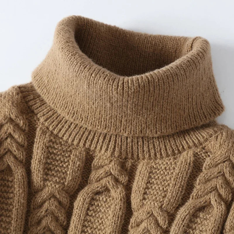 Hearthstone Cable Knit Turtleneck