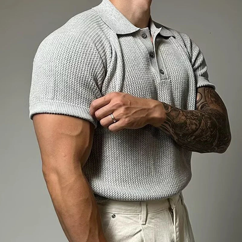Sloan Classic Waffle Polo